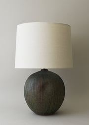 Large Dimple Orb Lamp in Lichen - Victoria Morris
